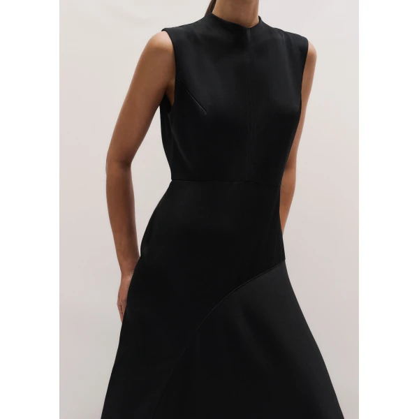 Me and Em ME+EM 2-in-1 Full-Length Dress in Black/Cream, view 3