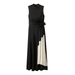 Me and Em ME+EM 2-in-1 Full-Length Dress in Black/Cream