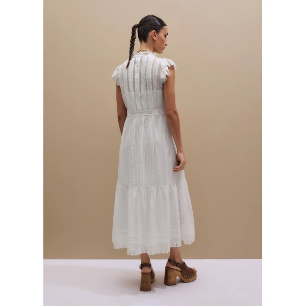 Me and Em ME+EM 2-in-1 Maxi Dress in Soft White, view 6