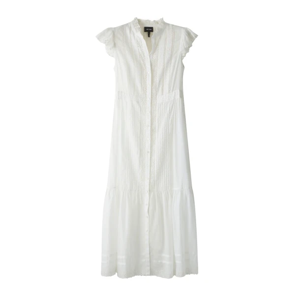Me and Em ME+EM 2-in-1 Maxi Dress in Soft White