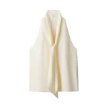 Me and Em ME+EM 2-in-1 V-Neck Cami Top in Light Cream