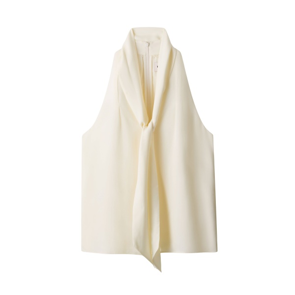 Me and Em ME+EM 2-in-1 V-Neck Cami Top in Light Cream