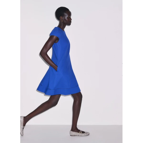 Me and Em ME+EM A-Line Mini Dress in Intense Blue, view 2