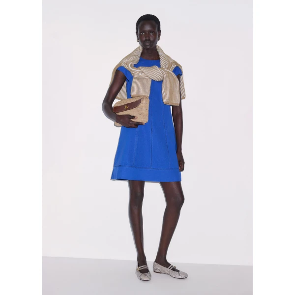 Me and Em ME+EM A-Line Mini Dress in Intense Blue, view 5