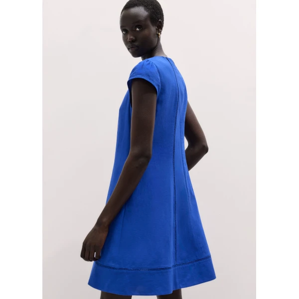 Me and Em ME+EM A-Line Mini Dress in Intense Blue, view 6