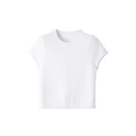 Me and Em ME+EM Baby Tee in Fresh White Knit