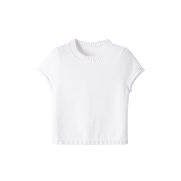 ME+EM Baby Tee in Fresh White