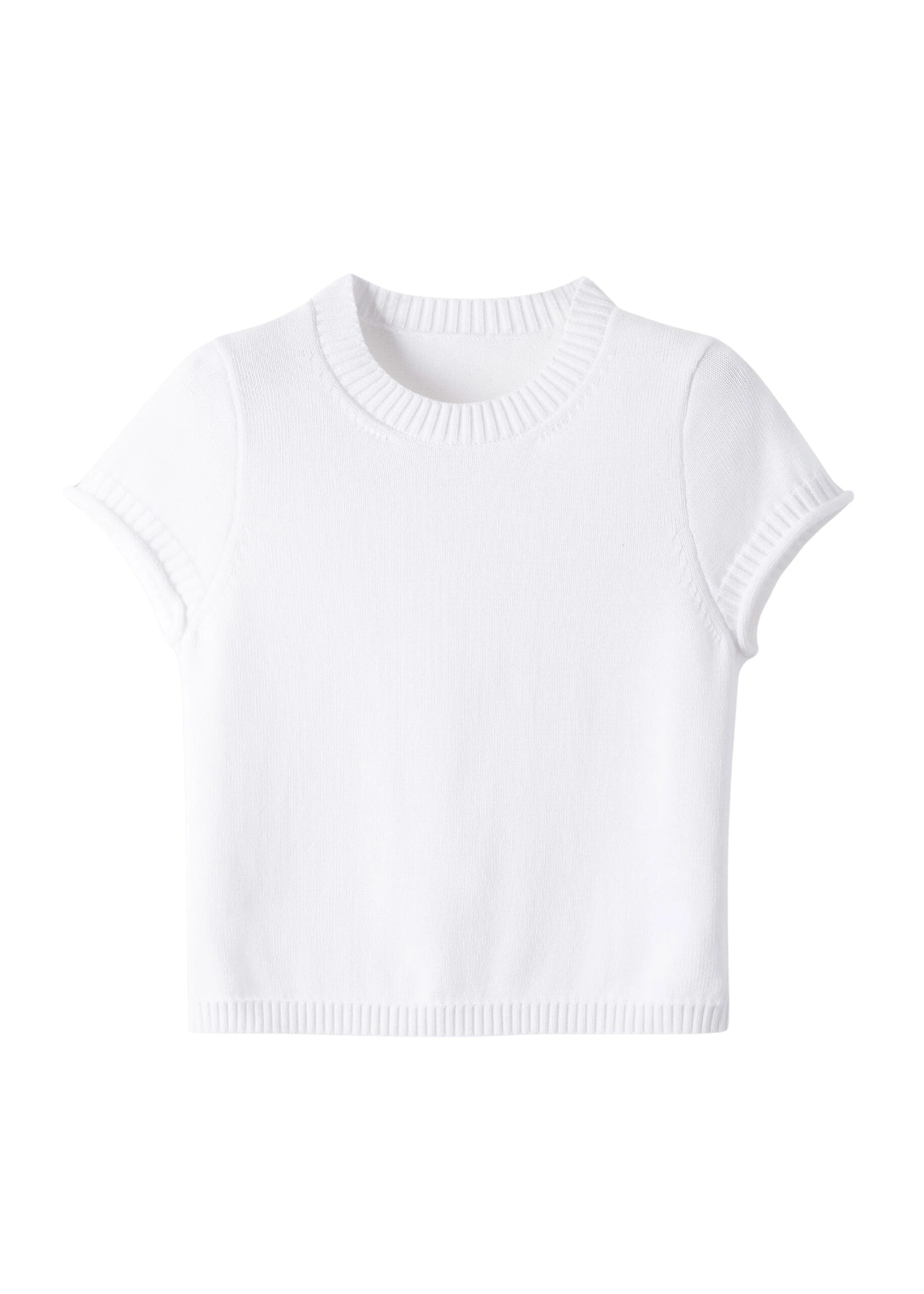 ME+EM Baby Tee in Fresh White
