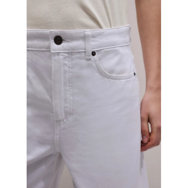 Me and Em ME+EM Bermuda Short in Soft White Wash, view 5