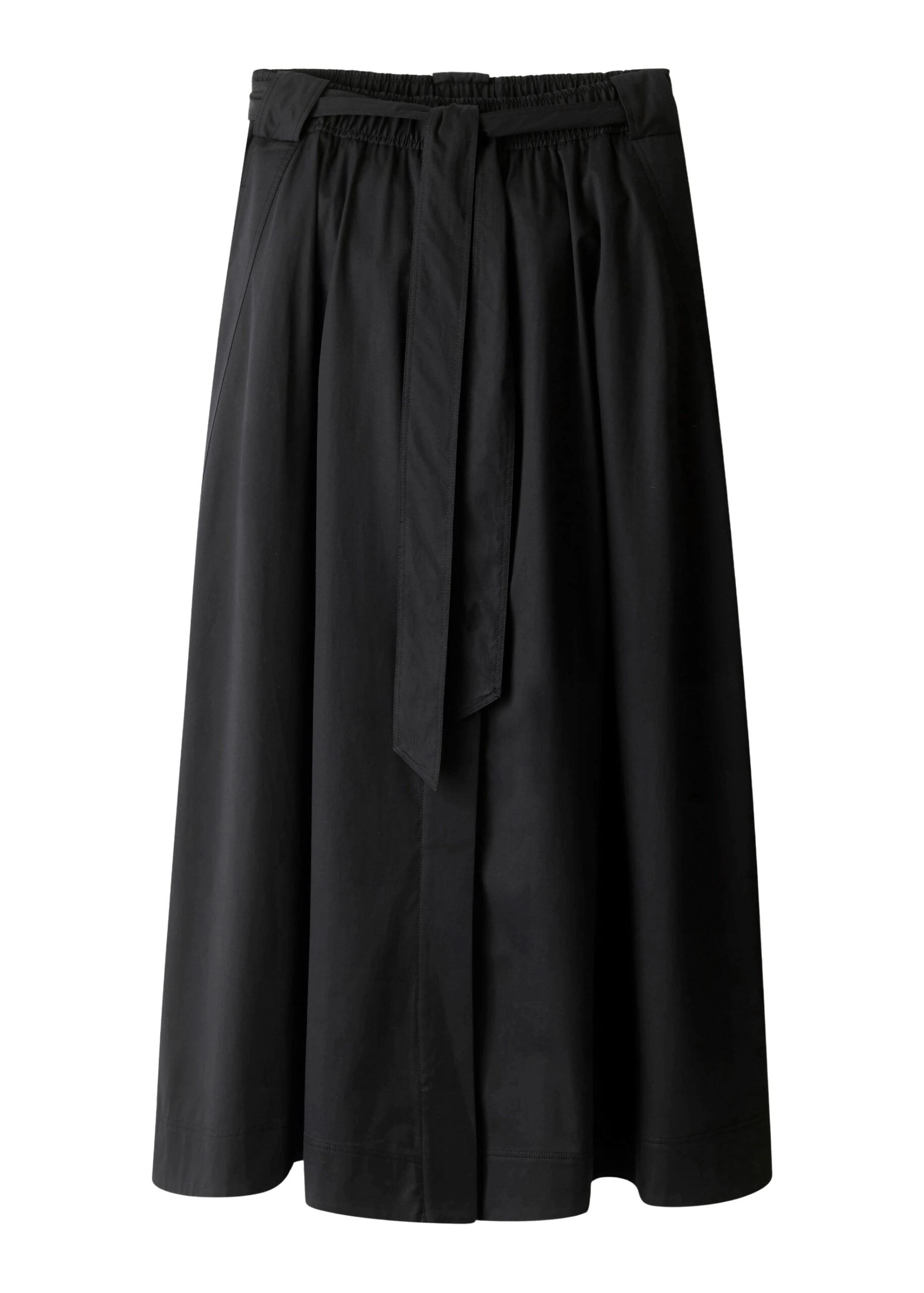 ME+EM Button Front Maxi Skirt in Black