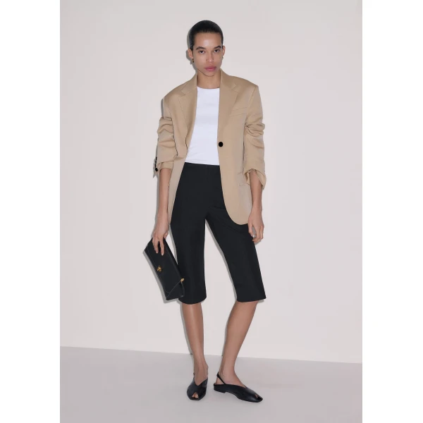 Me and Em ME+EM Capri Trouser in Black, view 2