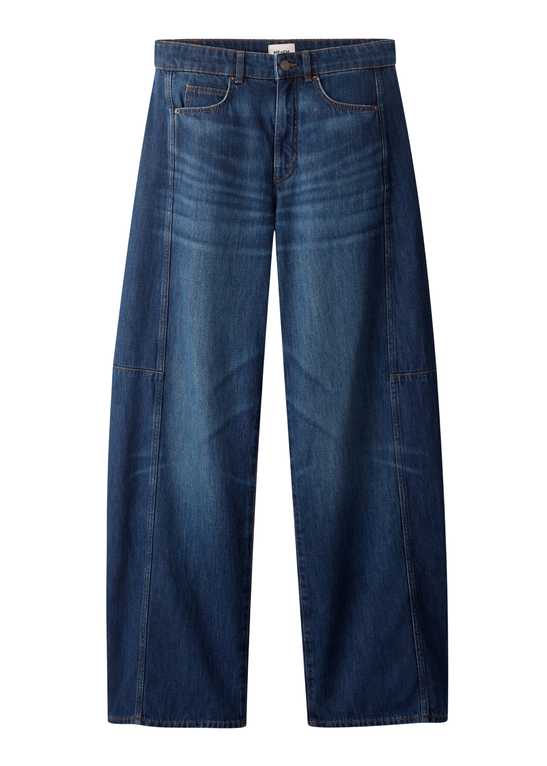 ME+EM Exaggerated Taper Jean in Authentic Dark Wash