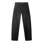 Me and Em ME+EM Exaggerated Taper Jean in Black Wash