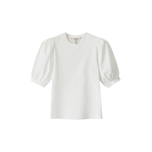Me and Em ME+EM Feminine Sleeve Tee in Soft White Top