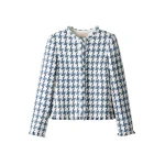 Me and Em ME+EM Heritage Short Jacket in Navy/Soft White