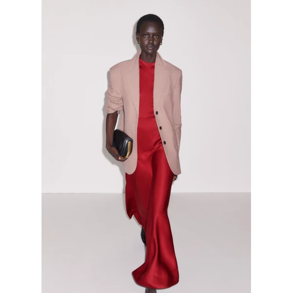 Me and Em ME+EM Icon Oversized Blazer in Blush Pink, view 4