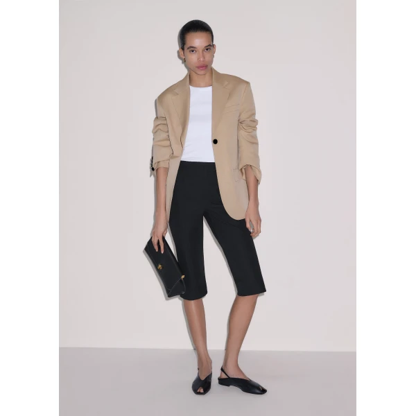 Me and Em ME+EM Icon Oversized Blazer in Warm Stone, view 4