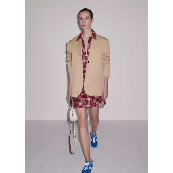 Me and Em ME+EM Icon Oversized Blazer in Warm Stone, view 6