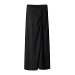 Me and Em ME+EM Knot Detail Maxi Skirt in Black