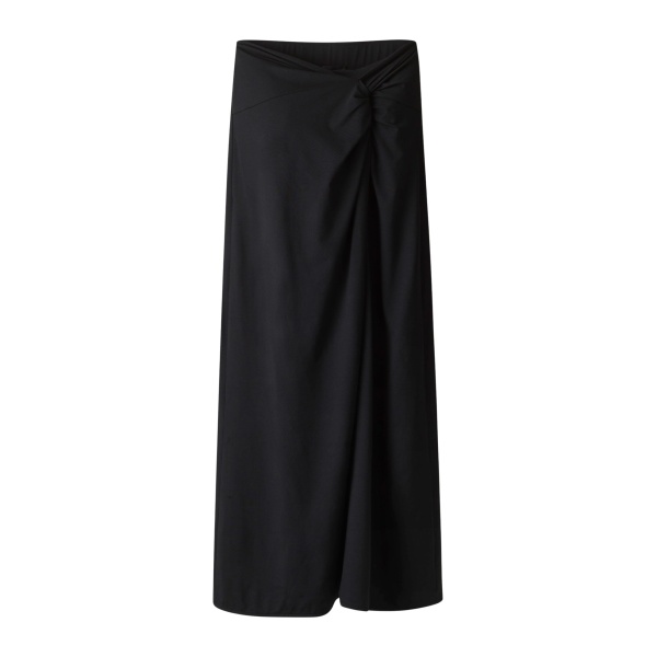 Me and Em ME+EM Knot Detail Maxi Skirt in Black