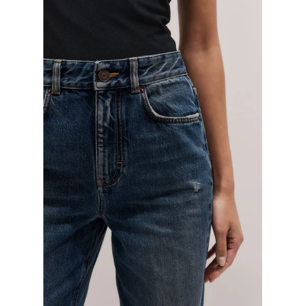 Me and Em ME+EM Leg Elongator Jean in Authentic Dark Wash, view 3