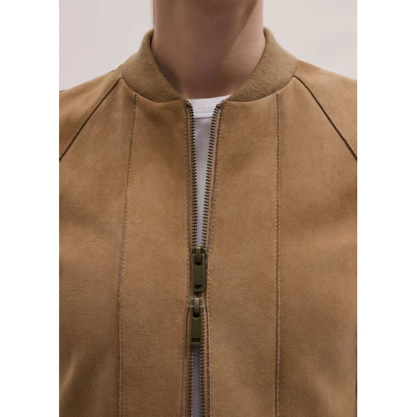 Me and Em ME+EM Luxe Swing Jacket in Pale Tan, view 3