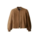 Me and Em ME+EM Luxe Swing Jacket in Pale Tan