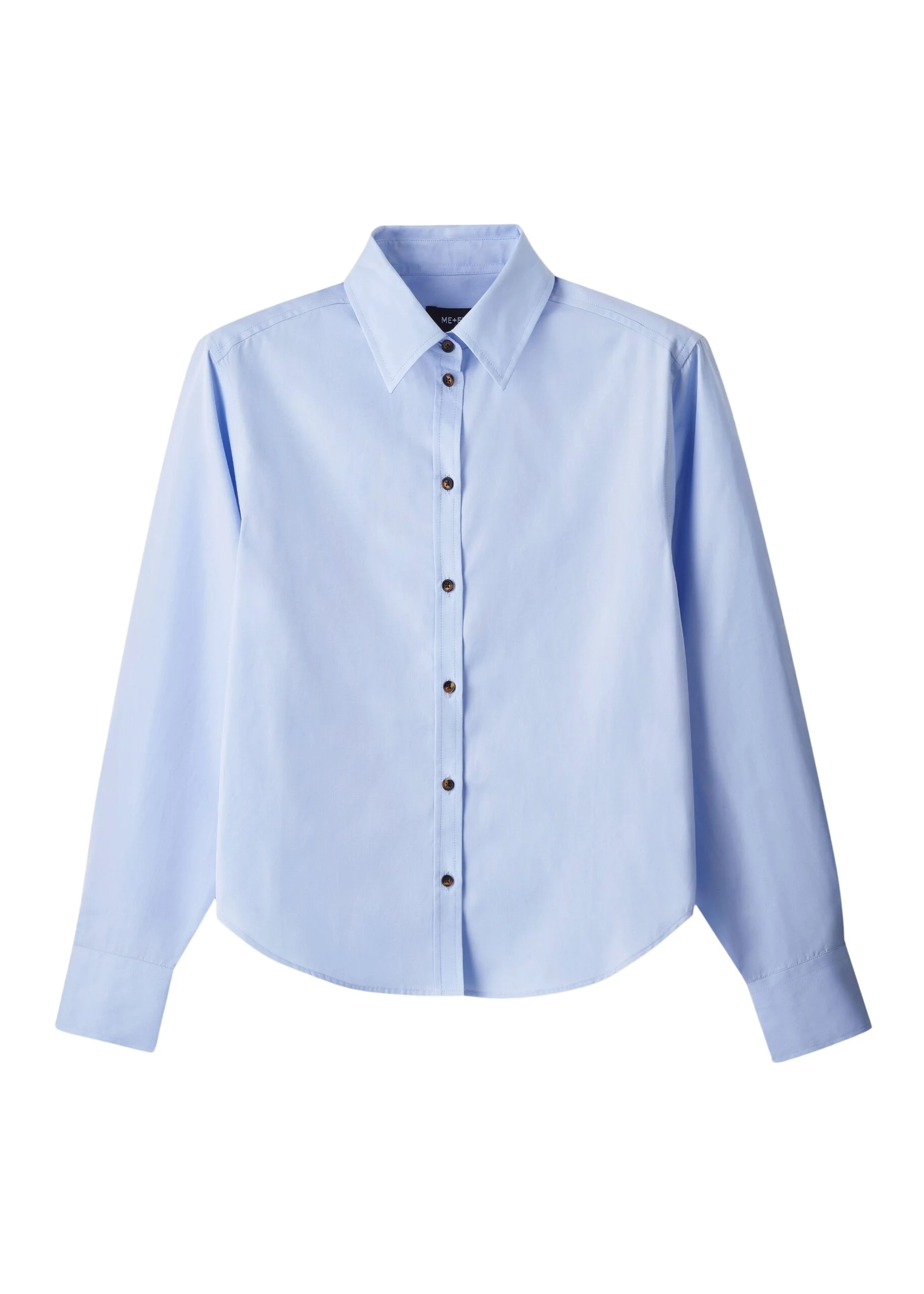ME+EM Perfectly Proportioned Shirt in Pale Blue