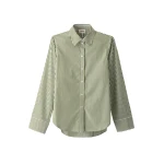 Me and Em ME+EM Relaxed Forever Shirt in Olive/Soft White