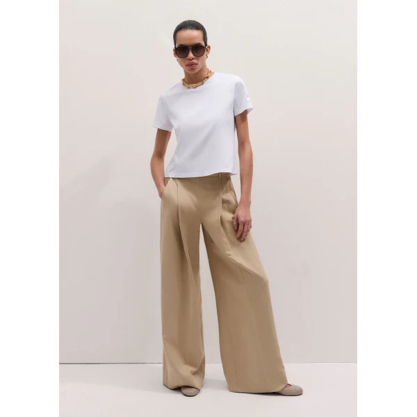 Me and Em ME+EM Relaxed Tee in Bright White Top, view 6
