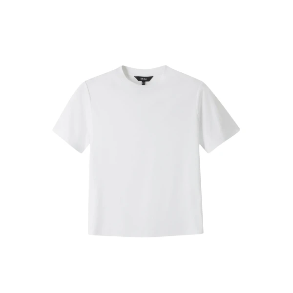 Me and Em ME+EM Relaxed Tee in Bright White Top
