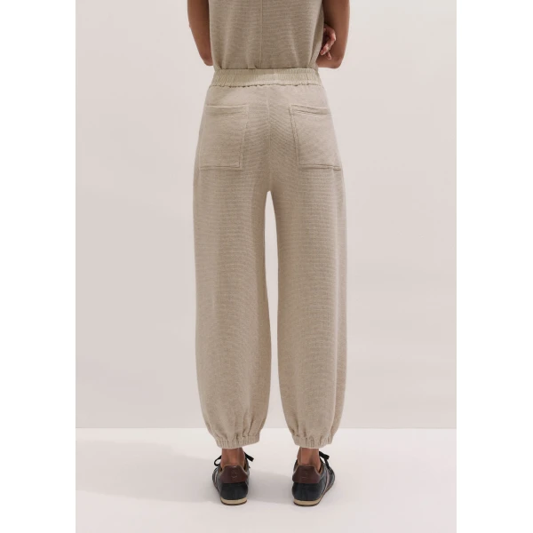 Me and Em ME+EM Relaxed Track Pant in Oatmeal, view 6