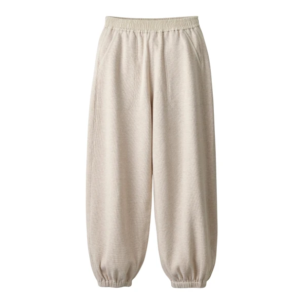 ME+EM Relaxed Track Pant in Oatmeal