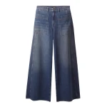 Me and Em ME+EM Super Wide Jean in Authentic Dark Wash