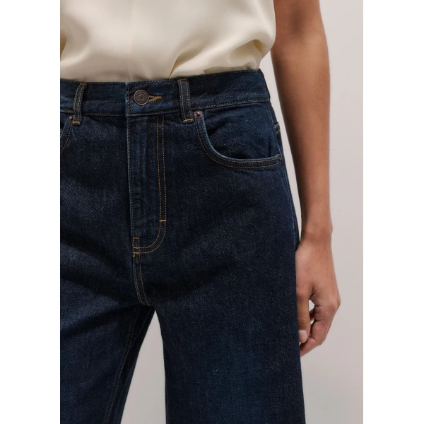 Me and Em ME+EM Ultimate Wide-Leg Jean in Rinse Wash, view 3