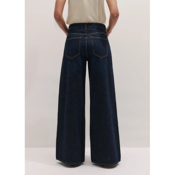 Me and Em ME+EM Ultimate Wide-Leg Jean in Rinse Wash, view 6