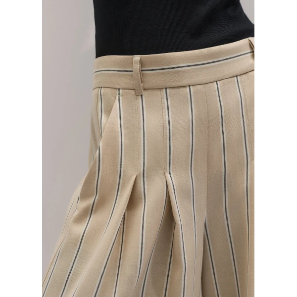 Me and Em ME+EM Ultra-Wide Trouser in Pale Stone, view 5