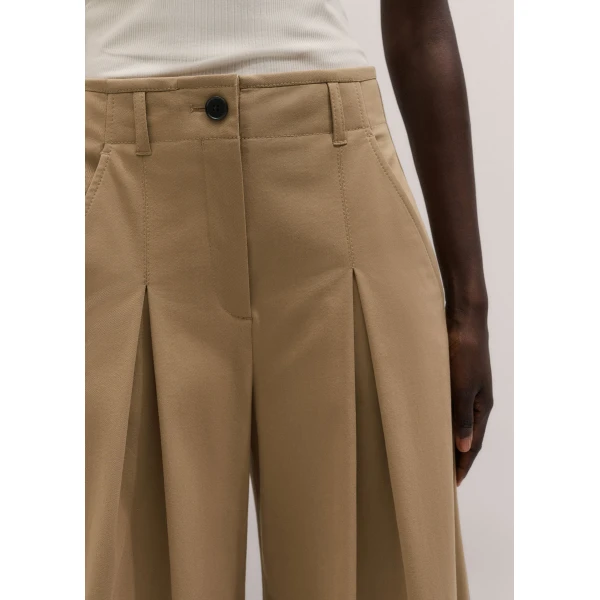 Me and Em ME+EM Very Wide-Leg Trouser in Light Caramel, view 4