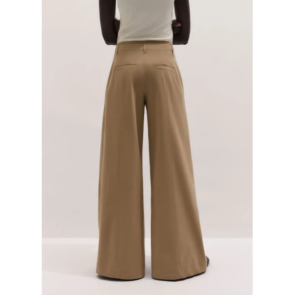 Me and Em ME+EM Very Wide-Leg Trouser in Light Caramel, view 5