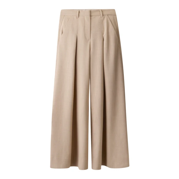Me and Em ME+EM Very Wide-Leg Trouser in Sand