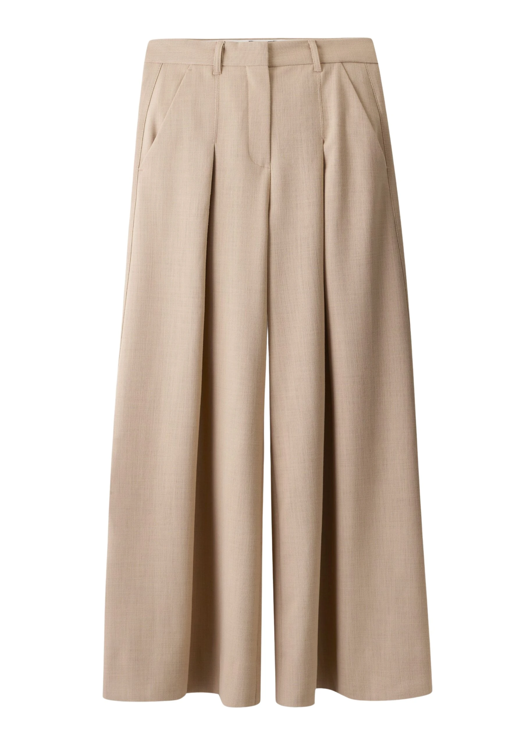 ME+EM Very Wide-Leg Trouser in Sand