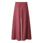 Me and Em ME+EM Wide Palazzo Pant in Pomegranate Red Multi
