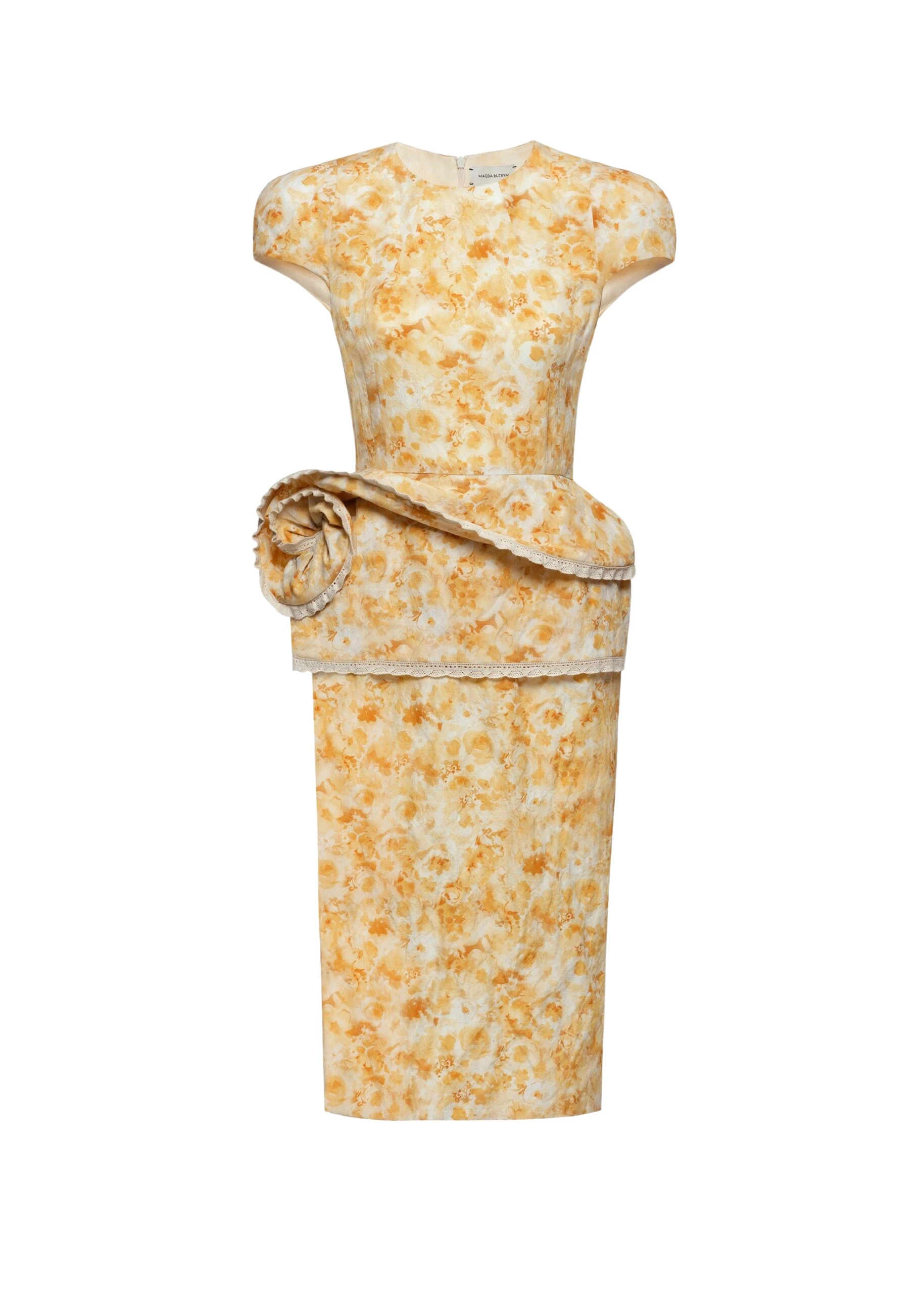 Magda-Butrym-Floral-peplum-midi-dress-in-yellow-print-2-scaled73124_nobg Magda Butrym Floral peplum midi dress in yellow print