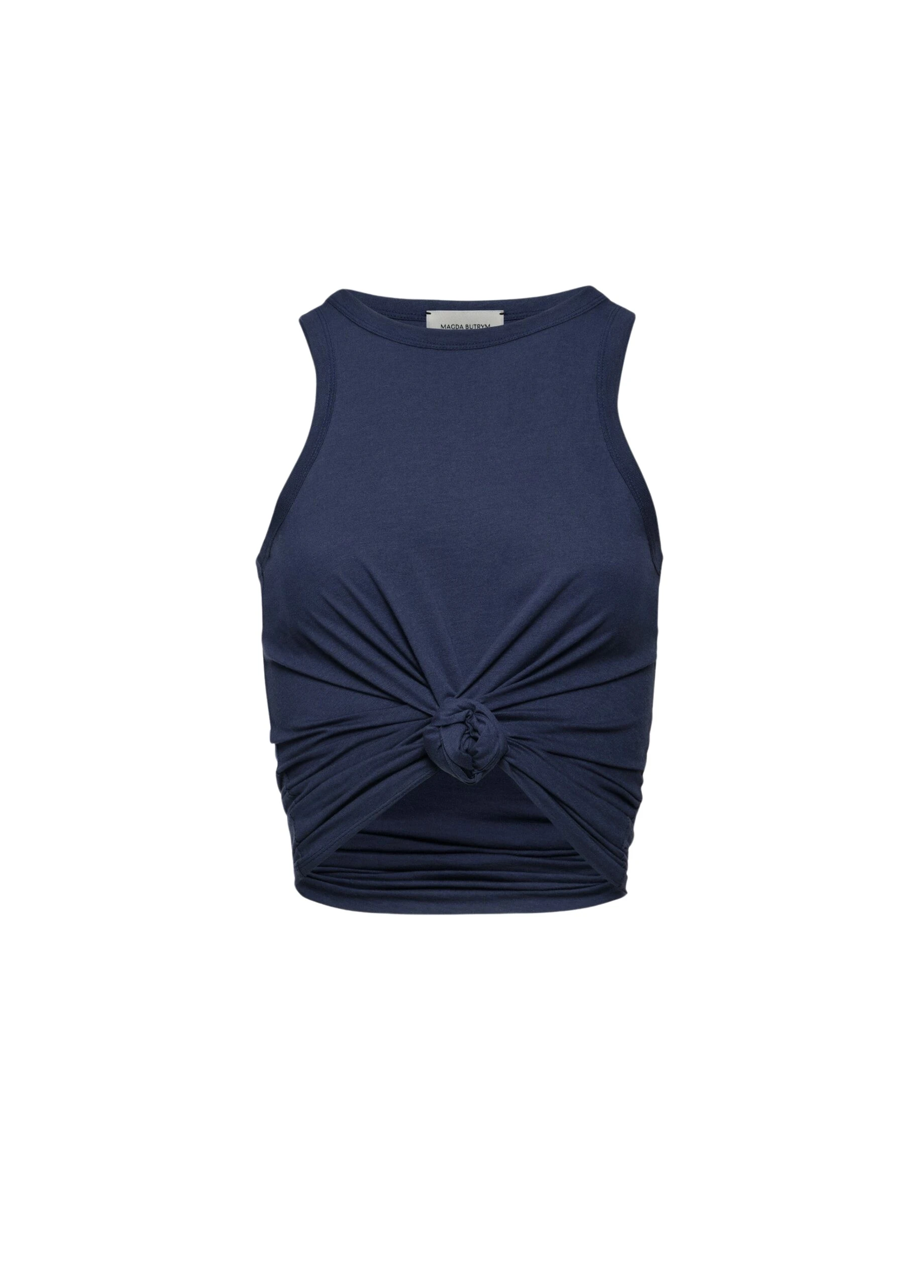Magda-Butrym-Knotted-tank-top-in-navy-scaled28744_nobg Magda Butrym Knotted tank top in navy