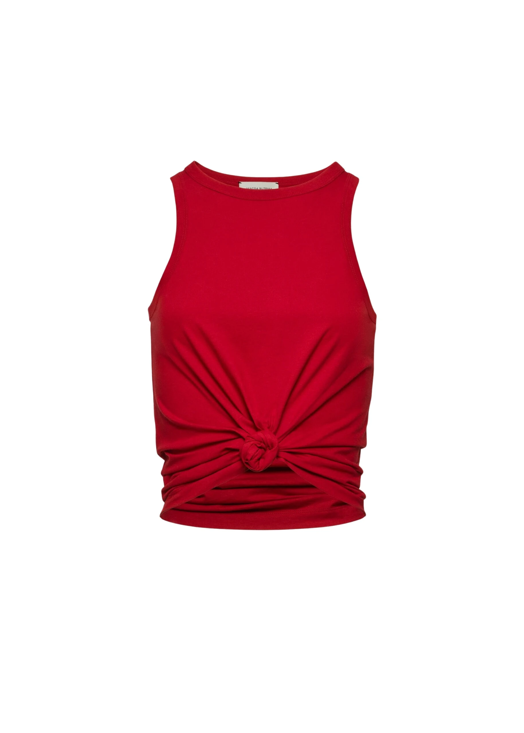 Magda-Butrym-Knotted-tank-top-in-red-scaled76388_nobg Magda Butrym Knotted tank top in red