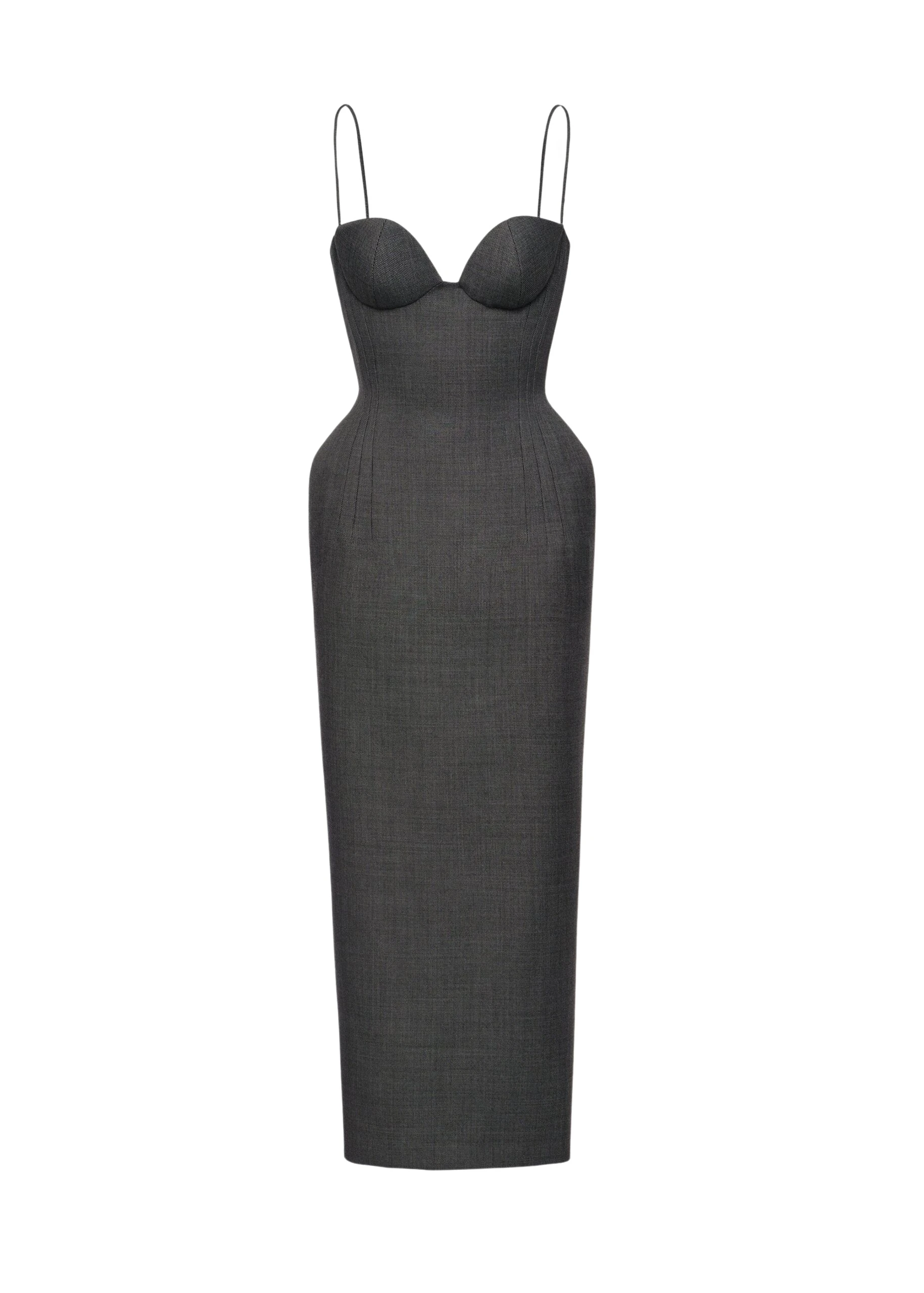 Magda-Butrym-Wool-bustier-dress-in-grey-2-scaled66391_nobg Magda Butrym Wool bustier dress in grey