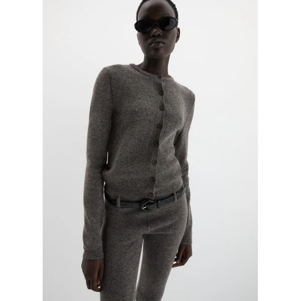 Magda Butrym Wool cardigan in brown, view 2