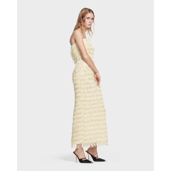 Maticevski Marigold Fringe Dress, view 2