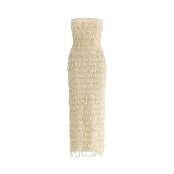 Maticevski Marigold Fringe Dress