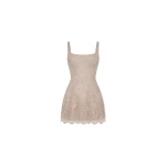 Milla Beige corset mini dress